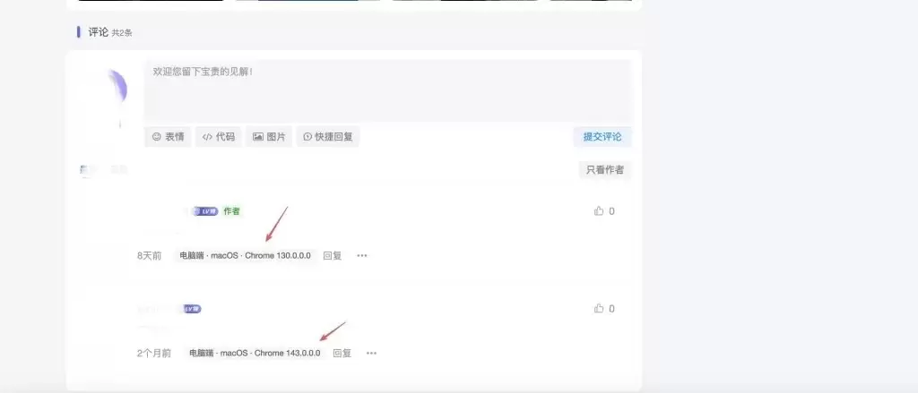 子比主题 – 评论区用户设备与浏览器版本信息-安笙博客